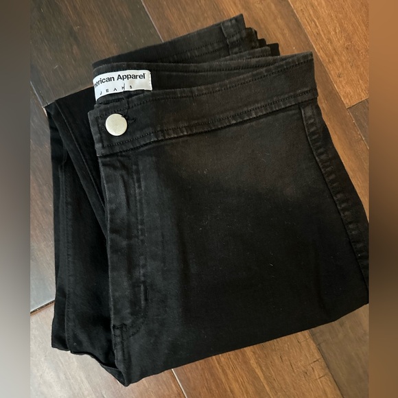 American Apparel The Easy Jean - black size L - Picture 1 of 7